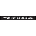 DYMO D1 High-Performance Polyester Removable Label Tape, 0.5" x 23 ft, White on Black