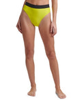 DKNY Womens Logo High-Waist Bikini Swim Bottom by Vanessa Jane