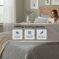 DaDa Bedding Floral Vintage Stone Wash Grey Matelassé Ash Silver Diamond Pattern Quilted Bedspread Set (JHW855) by DaDalogy Bedding Collection