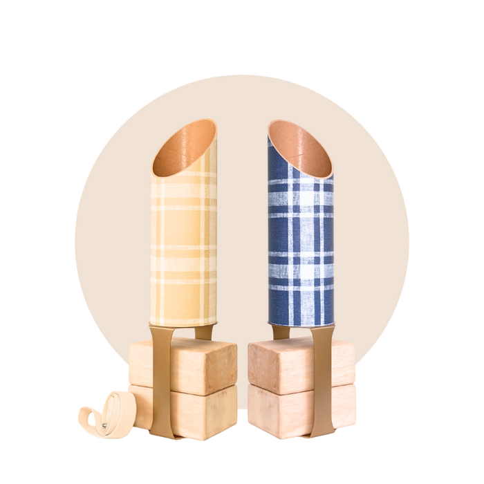 Yoga Storage Tube | Dad Plaid by Mache