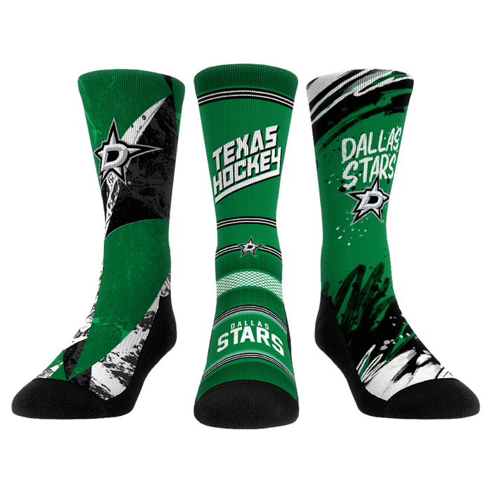Dallas Stars - Power Play 3-Pack by Rock 'Em Socks