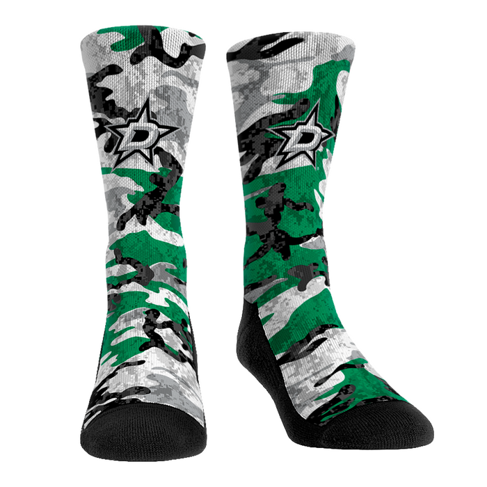 Dallas Stars - What The Camo by Rock 'Em Socks