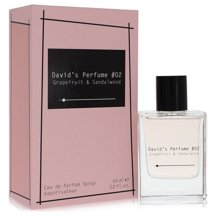 David's Perfume #02 Grapefruit & Sandalwood by David Dobrik Eau De Parfum Spray (Unisex) 2.0 oz for Women by Avera Group