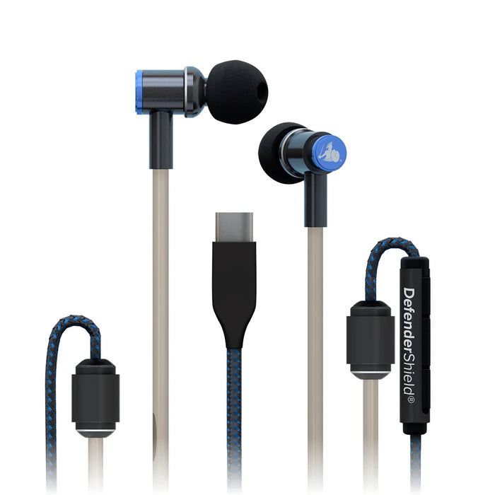EMF Radiation-Free Earbuds Air Tube Stereo Headphones by DefenderShield