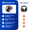 EMF Radiation-Free Air Tube Over-Ear Headphones by DefenderShield
