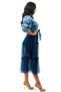 Denim Top & Tulle Skirt by The House of Stylez