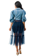 Denim Top & Tulle Skirt by The House of Stylez