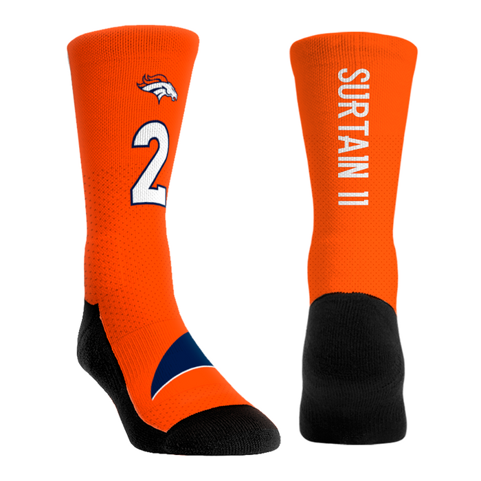 Patrick Surtain II - Denver Broncos - Jersey (Orange) by Rock 'Em Socks