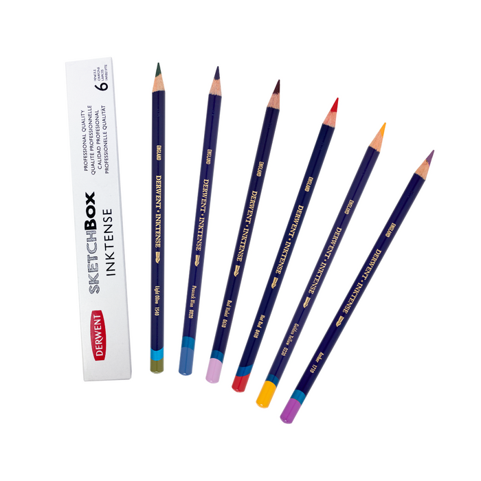 Derwent Inktense Custom Pencil 6-set by ShopSketchBox