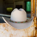 Desert Flower Hat Band - Turquoise by Christina Greene