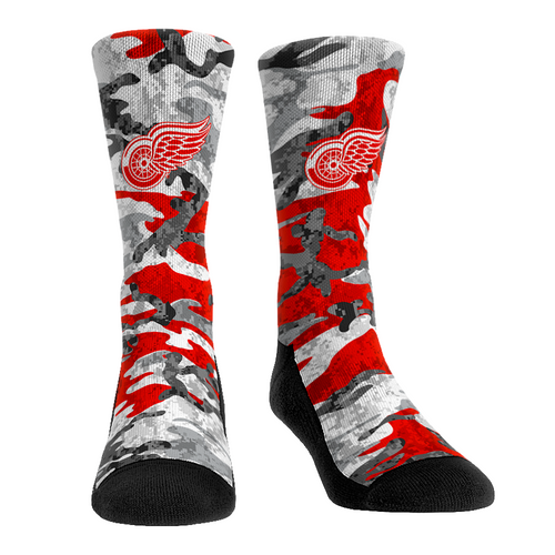 Detroit Red Wings - What The Camo by Rock 'Em Socks