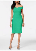 Thalia Sodi Off-the-Shoulder Sheath Dress by Vanessa Jane
