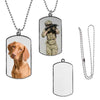 Sublimation Blanks Dog Tag | Custom Military Blank ID Tag - 1 Sided With Insert by INNOSUB USA