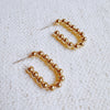 Dotty Square Hoop Earrings