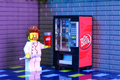 Dr. Block Soda Vending Machine made using LEGO parts by B3 Customs