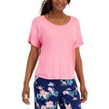 INC Super-Soft Short Sleeve Top, Pink Gemstone, Size XXL by Vanessa Jane
