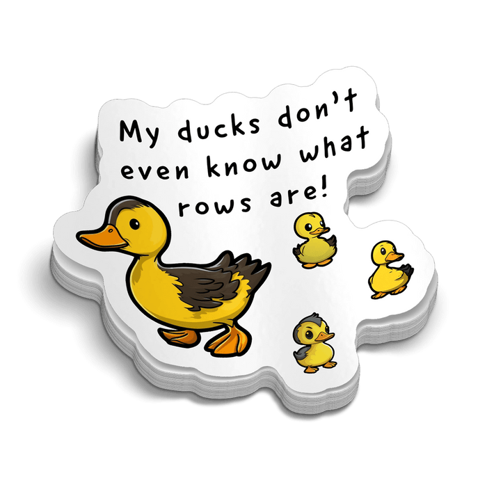 Ducks Hard Hat Decal by Armed American Supply