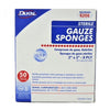 Dukal Sterile Gauze Sponges, 2" x 2", 8-Ply (24 Cases of 50 Packs)