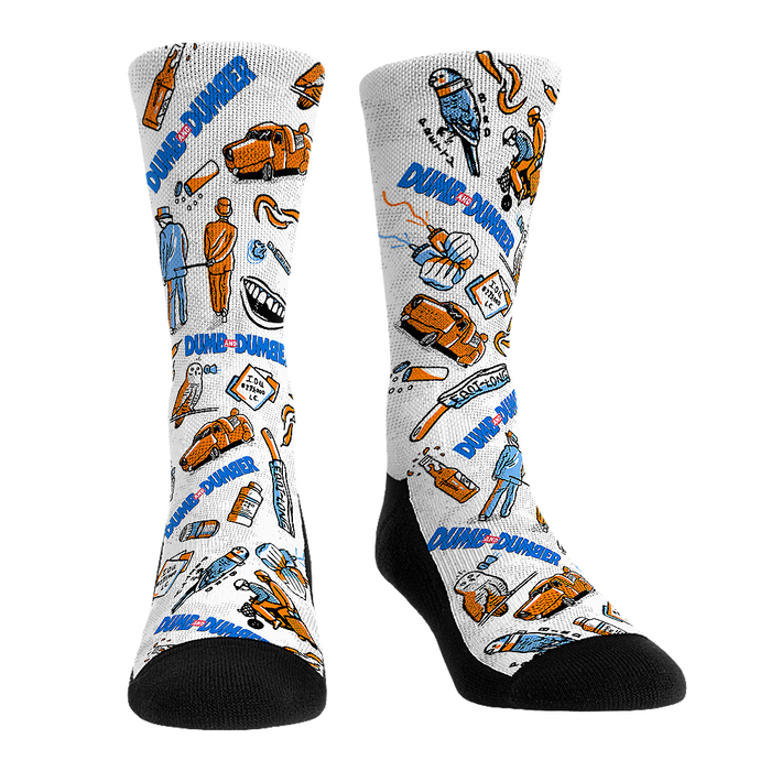 Dumb and Dumber - Icons All-Over by Rock 'Em Socks