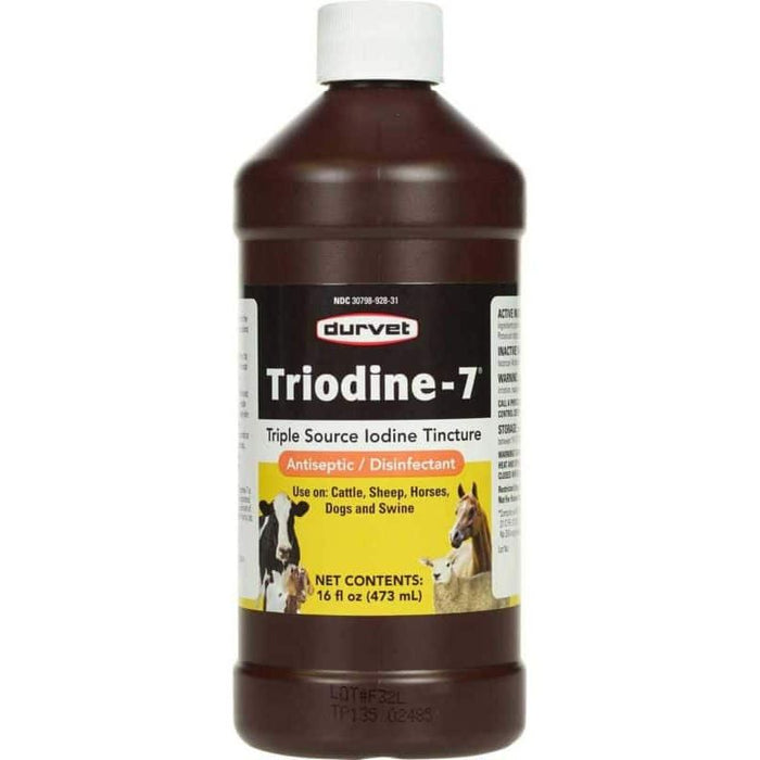 Iodine Solution, Strong, 7%, Tincture (USP Grade), 16 fl oz by Pasteur Pharmacy