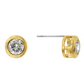 Bezel Stud Earrings by Avera Group