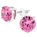 Cubic Zirconia Stud Earrings by Avera Group