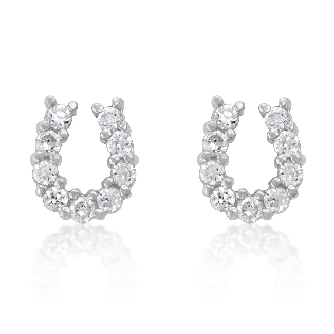 Lucky Horseshoe Earring Set by Avera Group