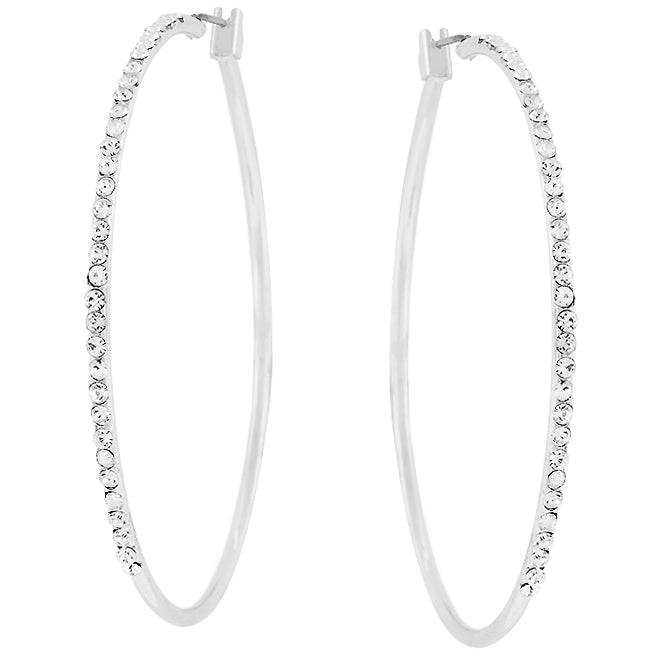 Avera 3-Stone Oval Cut Cubic Zirconia Halo Ring by Avera Group