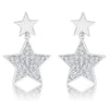 Bianca 0.5ct CZ Star Drop Earrings