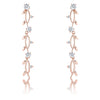 Avera 1.1Ct Vine Design Plated Earrings