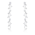 Avera 1.1Ct Vine Design Plated Earrings by Avera Group