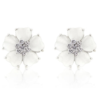 Avera Flower Nouveau Earrings Elegant Floral Jewelry by Avera Group