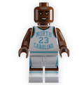MJ #23 UNC Basketball Player Minifig by B3 Customs