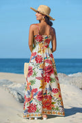 CUPSHE Vibrant Oasis Tropical Maxi Dress, Large by Vanessa Jane