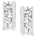 Avera Hematite Pearl Ribbon Bypass Half Pave Ring by Avera Group