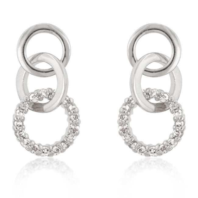 Finish Triplet Hooplet Earrings by Avera Group