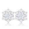 Marquise Snowflake Earrings