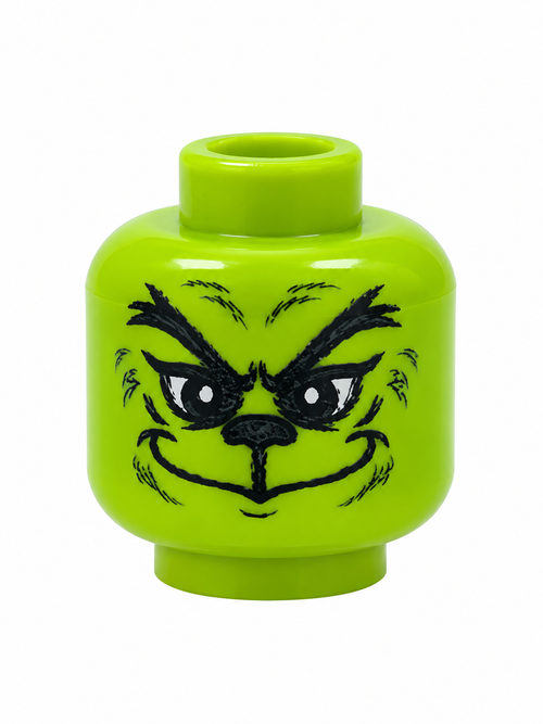 Mean One Minifig Head