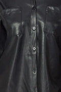 Emery Vegan Leather Button Down Shirt & Pants Two Piece Set by The House of Stylez