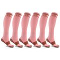 6-Pairs: Unisex Copper-Infused Knee High Compression Socks by DailySale