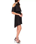 Michael Michael Kors Cold-Shoulder Chain-Neck Dress, Size Xs by Vanessa Jane