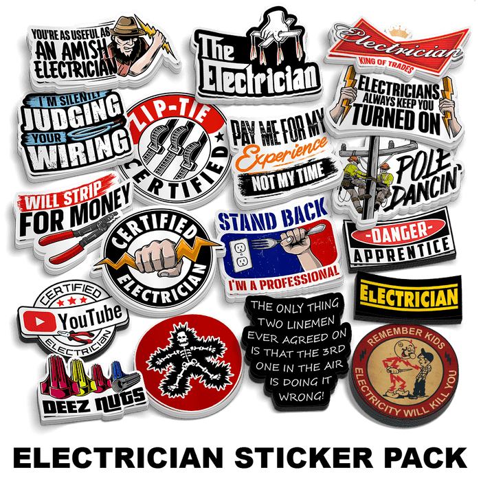Electrican Sticker Pack by Armed American Supply