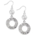 Charter Club Silver-Tone Open Circle Drop Earrings by Vanessa Jane