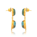 Island Hopping Drop Earrings - Turquoise by Christina Greene