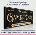 Personalized Game Room Sign by Tailored Canvases