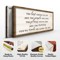 The Best Things In Life Sign VI by Tailored Canvases