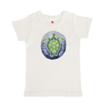 graphic tee | turtle easy green by Finn + Emma