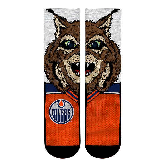 Edmonton Oilers - Split Face Mascot by Rock 'Em Socks
