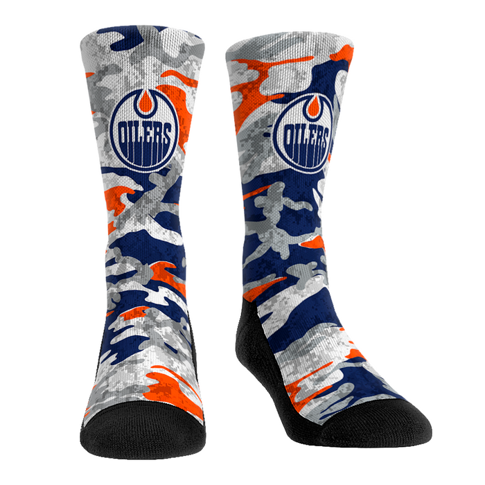 Edmonton Oilers - What The Camo by Rock 'Em Socks