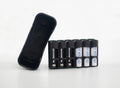 Magnetic AA 12 Pack Embedded with Cradle (Carbon Fiber) by Storacell